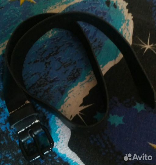 Кожаный военный ремень