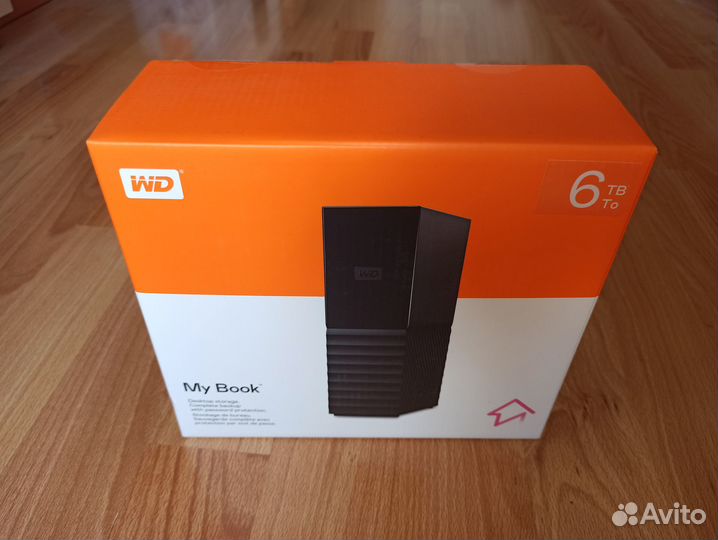 Новый внешний жесткий диск WD 6 Тб