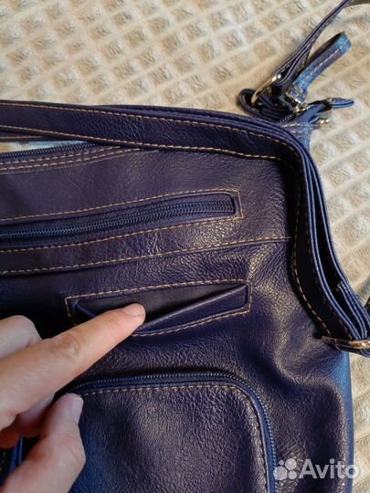 Сумка цвета ультрамарин бохо