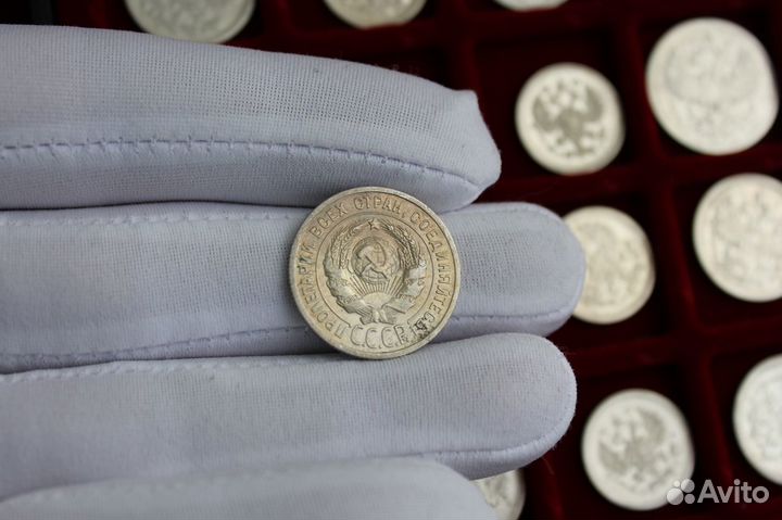 20 Копеек 1925 разные много Серебро Ag в Твери