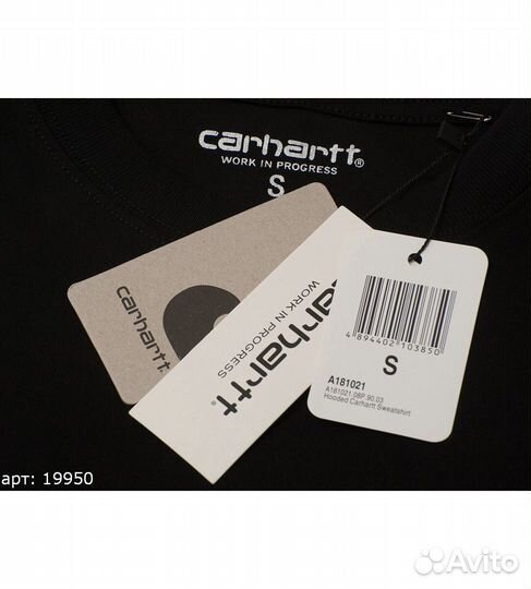 Футболка Carhartt lil logo Чёрная