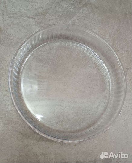 Стеклянная форма блюдо для запекания BorCam