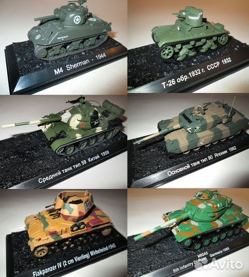 Модели Танки Мира и Боевые машины (список)