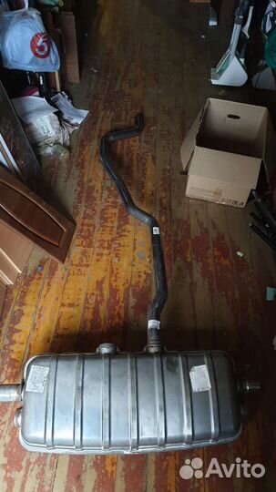 Задняя часть глушителя Volkswagen Touareg 2