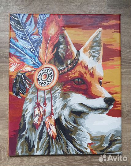 Картина акрилом на холсте