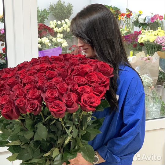 Букет из 21, 25, 31, 51 розы Цветы с доставкой