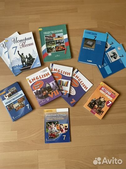 Учебники 7 класс. Подробная информация в описании