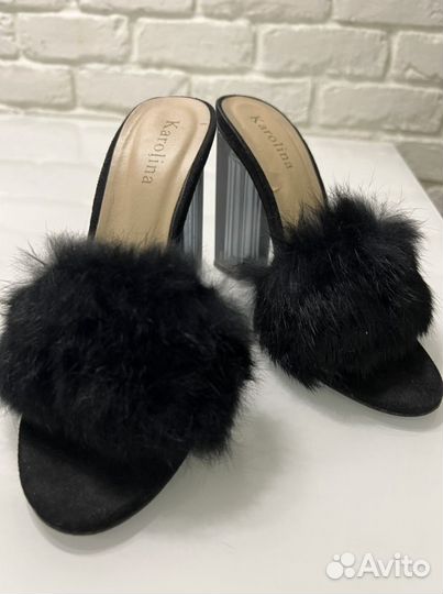 Босоножки с мехом 36
