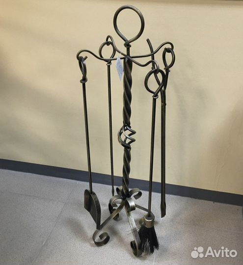 Кованый каминный набор