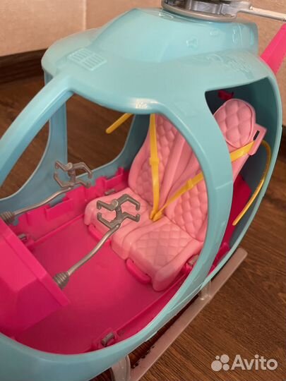 Вертолет 2шт, автомобиль Barbie