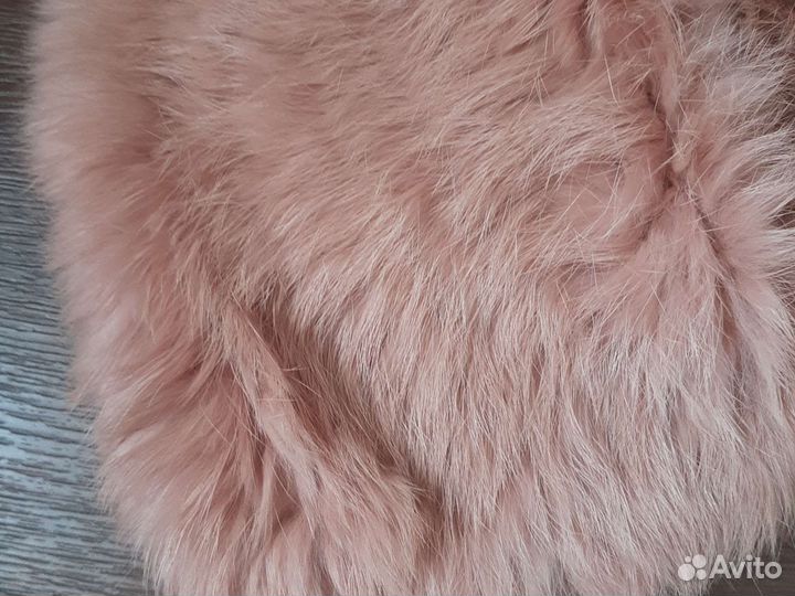 Шапка женская на зиму Вязаный мех