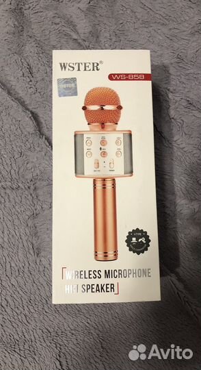 Караоке микрофон Wster 858 новый