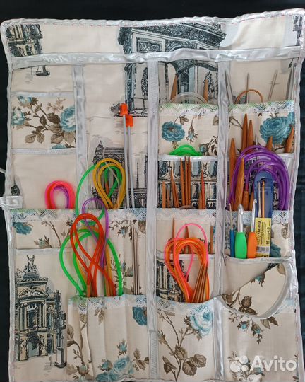 Набор спиц для вязания в чехле