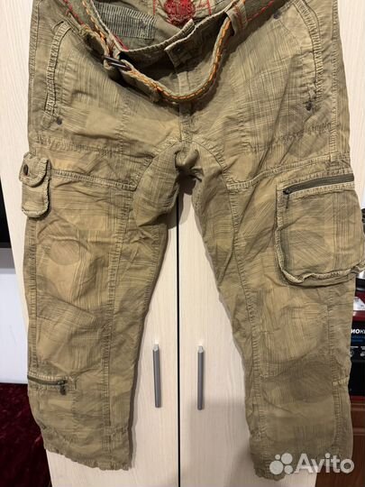 Штаны хаки широкие
