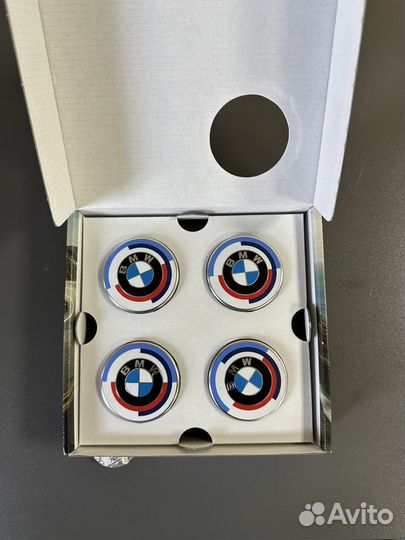 Колпачки на диски BMW юбилейные оригинал