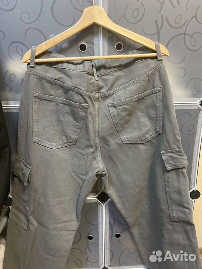 Штаны карго широкие