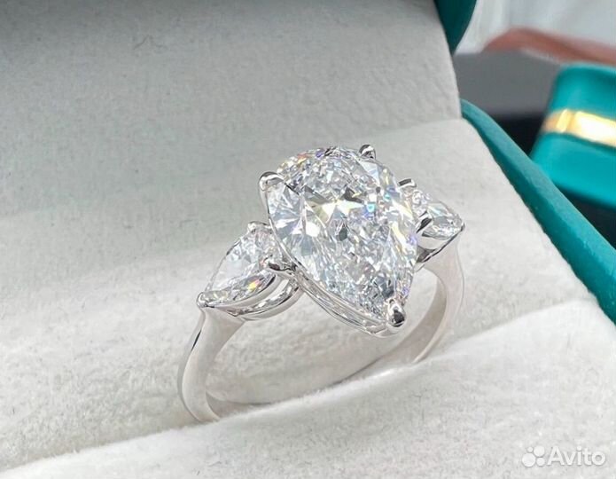 Кольцо с бриллиантами 2.59 ct