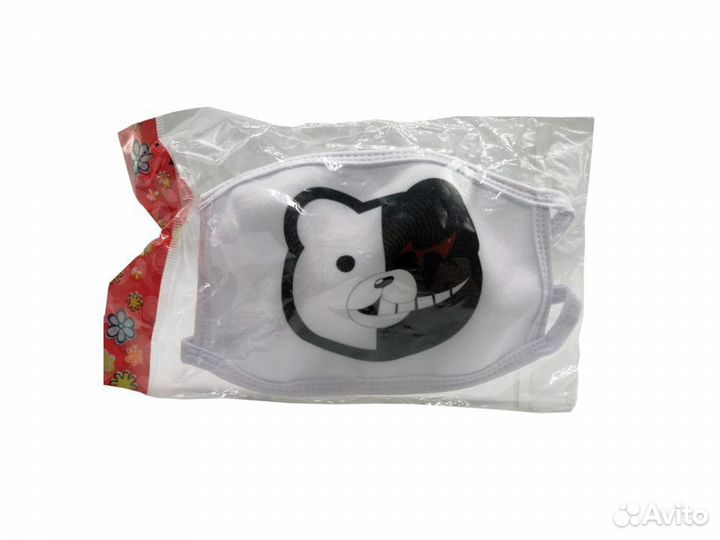 Маска Медведь белая