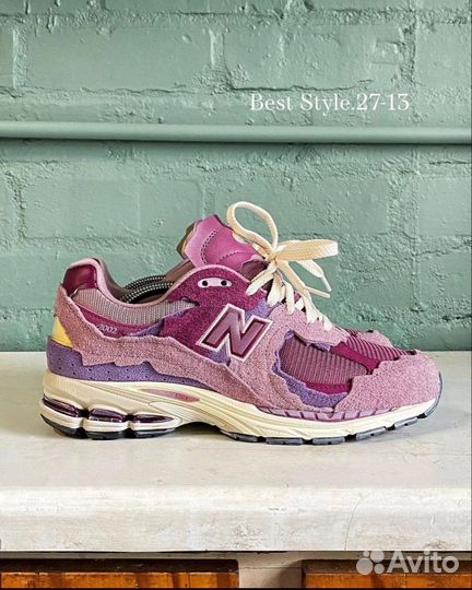 Кроссовки new balance 2002r розовые кеды