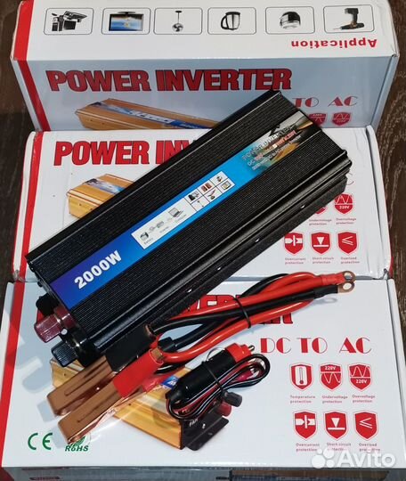 Инвертор из 12В в 220В преобразователь