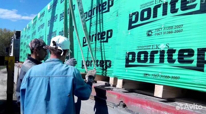 Поритеп блоки поддон