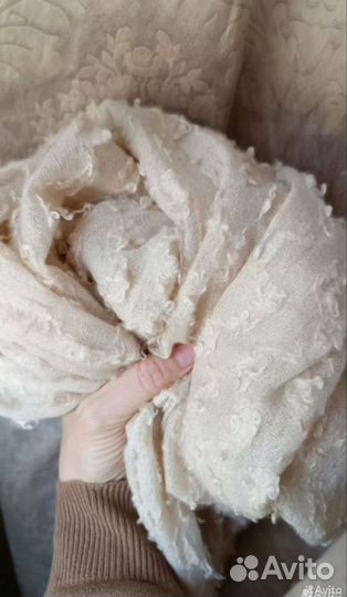 Кашемировый шарф длинный палантин 100% кашемир