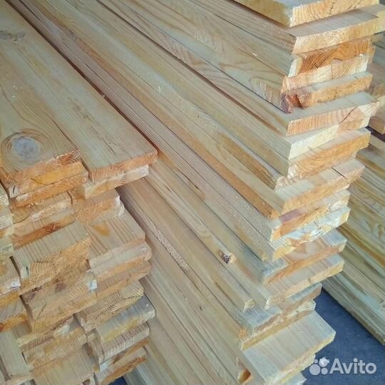 Доска строганная 45х90х6000мм, сосна