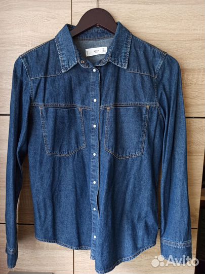 Джинсовая рубашка Mango