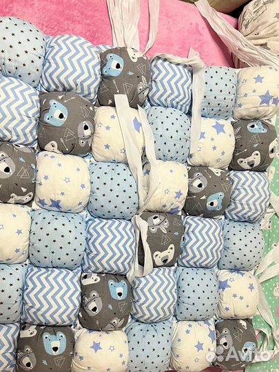 Бортики в детскую кроватку бу