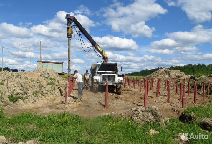 Сваи винтовые 108х3000мм