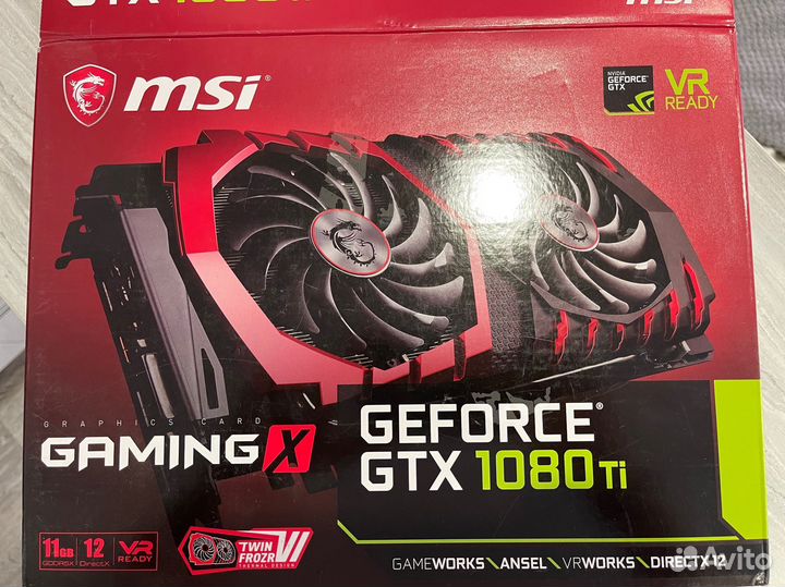 Видеокарта MSI gtx 1080 ti