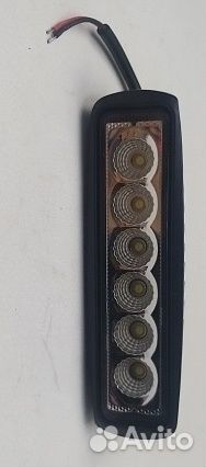 Фара KS-W106F-DR п/туман. 6 светодиодов рассеив