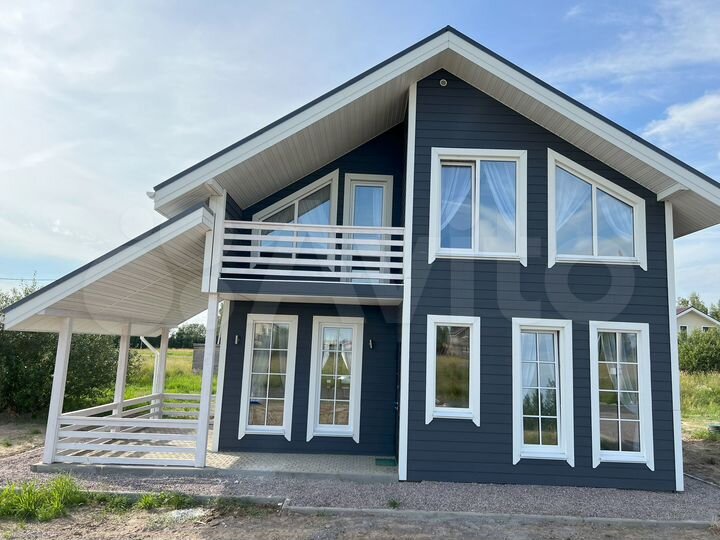 Дом 132,6 м² на участке 9,6 сот.