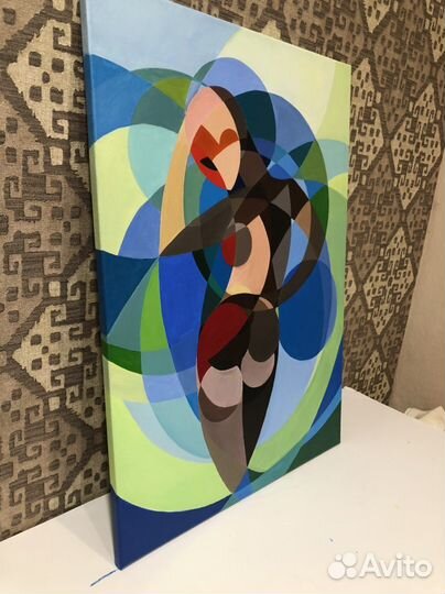 Картина абстракция акрил