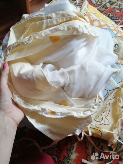 Бортики и балдахин в кроватку