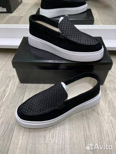 Слипоны мужские 38-44 (стильные удобные)