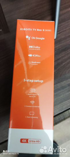 Смарт тв приставка Xiaomi mi box s 2nd gen. Новая