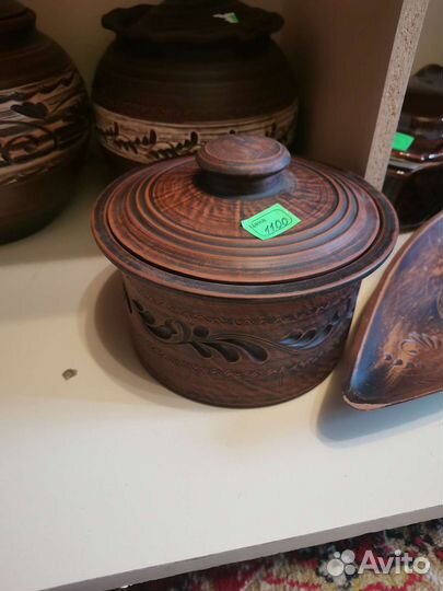 Посуда красная глина