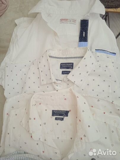 Комплект рубашек брюк жилеток для школы H&M и др