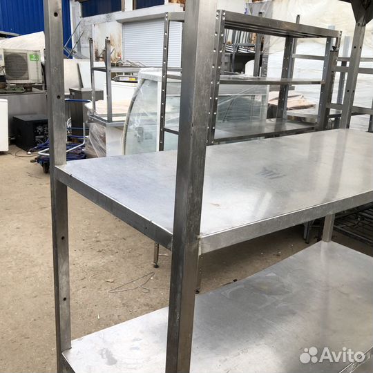 Стеллаж из нержавеющей стали 160/60/185