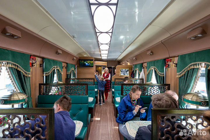 Экскурсия на ретро поезде в Рускеала + мраморный к