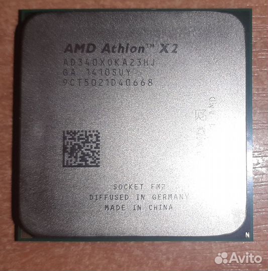 CPU AMD Athlon II X2 340 OEM 3.2ггц, 1Мб, FM2