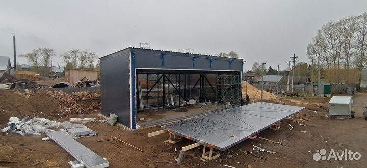 Сушильные камеры древесины - 80 куб.м загрузка