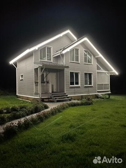 Освещение неоном гирляндами