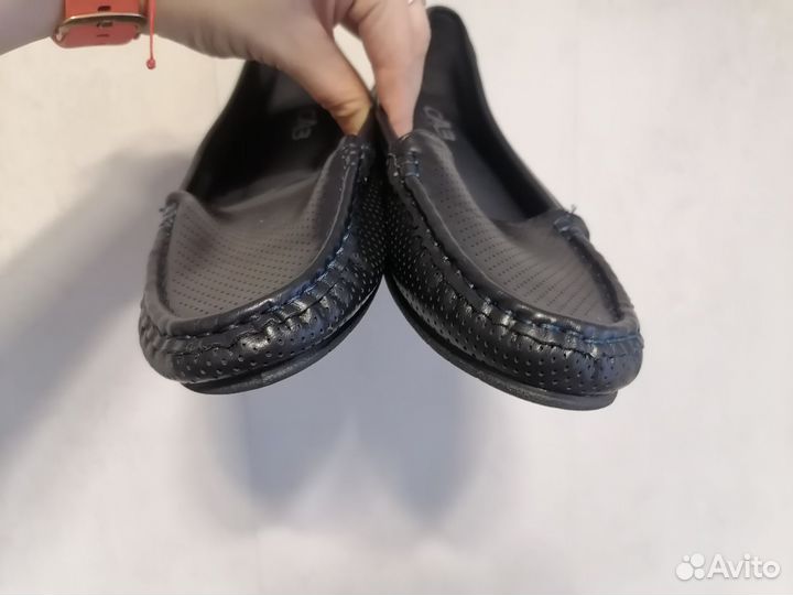 Мокасины женские 40 размер классические кожзам