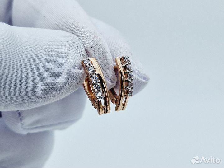Золотые Серьги 585 пробы. Рассрочка