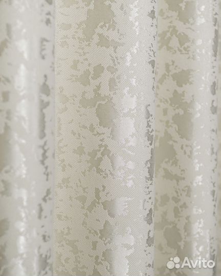 Шторы мрамор Версаль молочный