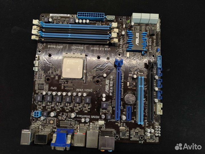 Материнская плата asus F2A85-M + AMD A10-5800