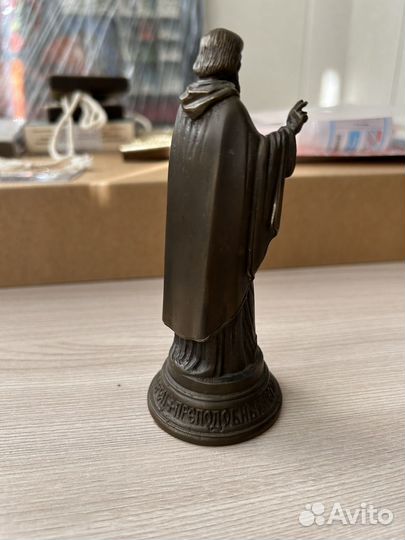 Литая статуэтка преподобного Сергия