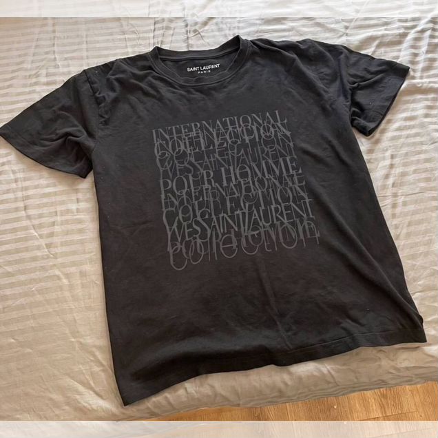 Футболка Yves Saint Laurent Text